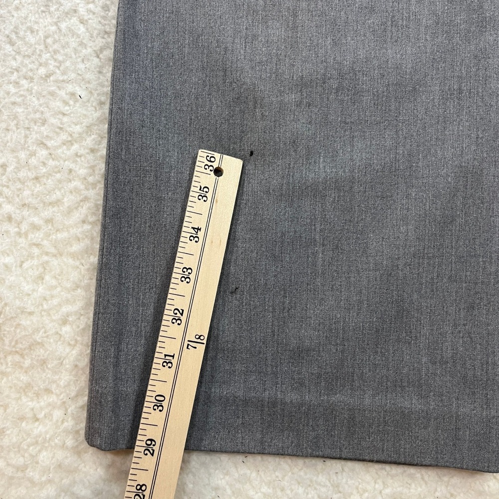 Ann Taylor Loft Trouser Womens 8 Gray Zoe Flare Leg Business Casual 332687 - Picture 10 of 12
